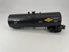 Weaver O Gauge #3329 Dow Chemical Tank Car Hydrogen Chloride Black Good