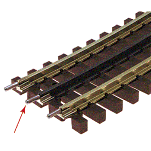 Atlas O 6095 O Tubular Transition Joiners (6) O gauge Train Track