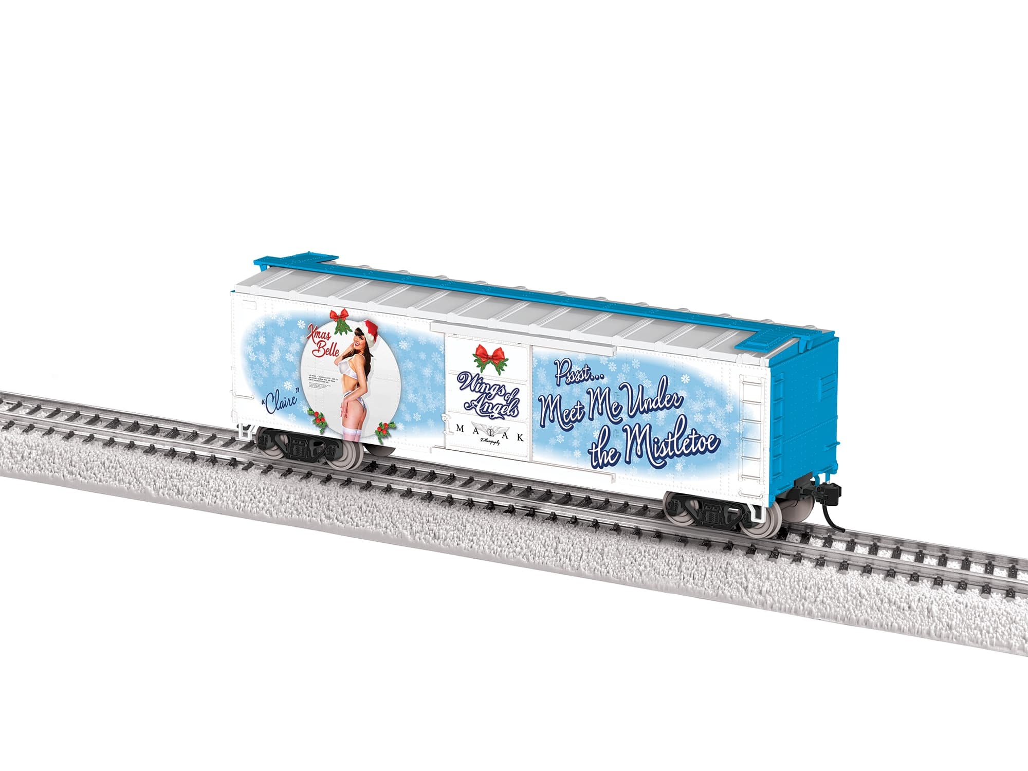 Wings of Angels Christmas Boxcar - Claire